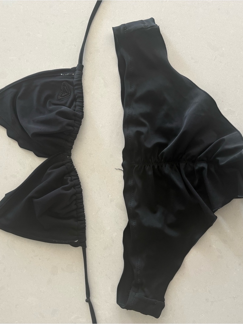 Black Triangle Bikini and Brief Set